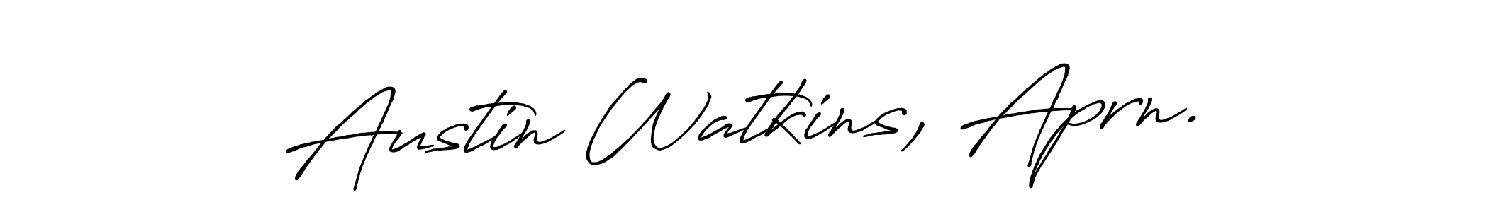 Also You can easily find your signature by using the search form. We will create Austin Watkins, Aprn. name handwritten signature images for you free of cost using Antro_Vectra_Bolder sign style. Austin Watkins, Aprn. signature style 7 images and pictures png