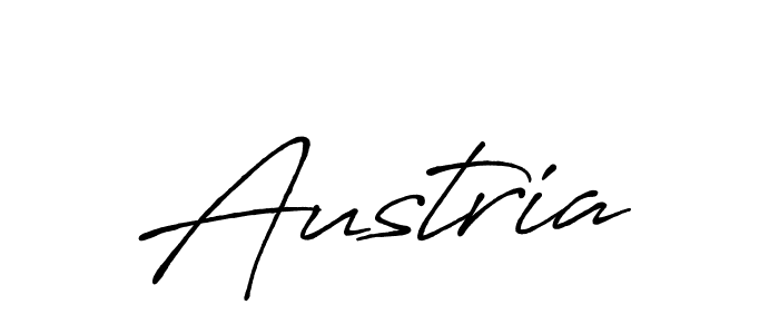 Use a signature maker to create a handwritten signature online. With this signature software, you can design (Antro_Vectra_Bolder) your own signature for name Austria. Austria signature style 7 images and pictures png