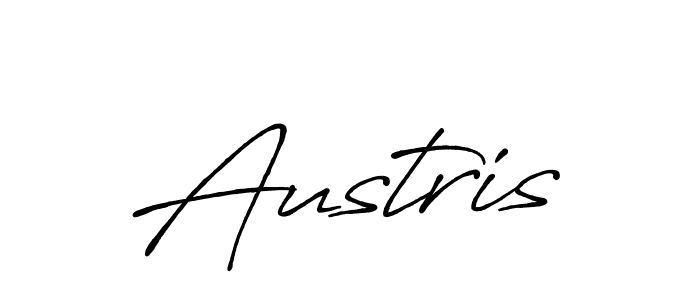 You should practise on your own different ways (Antro_Vectra_Bolder) to write your name (Austris) in signature. don't let someone else do it for you. Austris signature style 7 images and pictures png