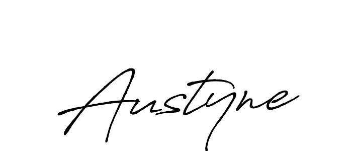 Use a signature maker to create a handwritten signature online. With this signature software, you can design (Antro_Vectra_Bolder) your own signature for name Austyne. Austyne signature style 7 images and pictures png