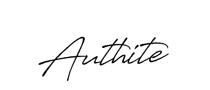 Also You can easily find your signature by using the search form. We will create Authite name handwritten signature images for you free of cost using Antro_Vectra_Bolder sign style. Authite signature style 7 images and pictures png