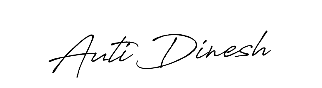You should practise on your own different ways (Antro_Vectra_Bolder) to write your name (Auti Dinesh) in signature. don't let someone else do it for you. Auti Dinesh signature style 7 images and pictures png