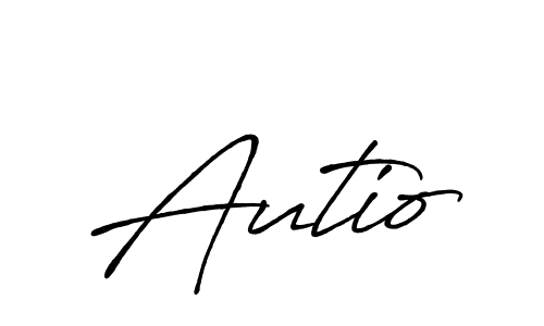 The best way (Antro_Vectra_Bolder) to make a short signature is to pick only two or three words in your name. The name Autio include a total of six letters. For converting this name. Autio signature style 7 images and pictures png