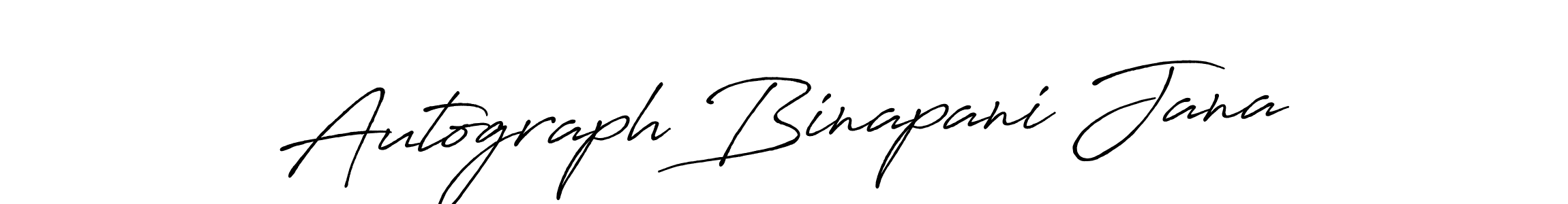 Autograph Binapani Jana stylish signature style. Best Handwritten Sign (Antro_Vectra_Bolder) for my name. Handwritten Signature Collection Ideas for my name Autograph Binapani Jana. Autograph Binapani Jana signature style 7 images and pictures png