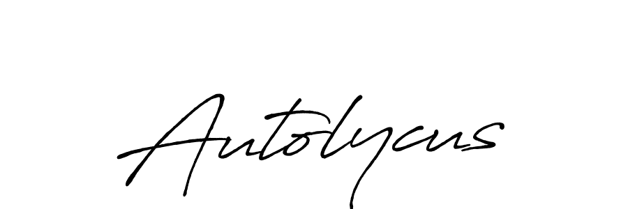 Make a beautiful signature design for name Autolycus. With this signature (Antro_Vectra_Bolder) style, you can create a handwritten signature for free. Autolycus signature style 7 images and pictures png