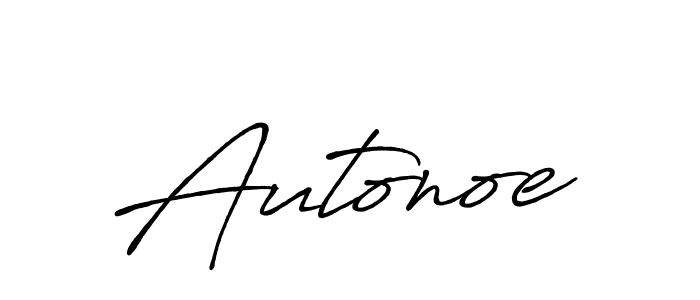 Create a beautiful signature design for name Autonoe. With this signature (Antro_Vectra_Bolder) fonts, you can make a handwritten signature for free. Autonoe signature style 7 images and pictures png