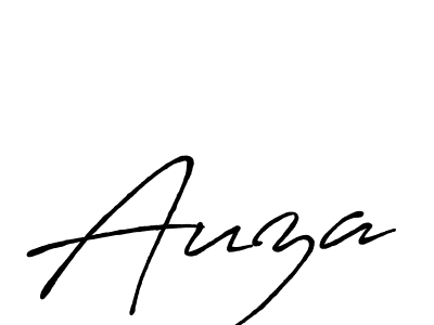 How to make Auza signature? Antro_Vectra_Bolder is a professional autograph style. Create handwritten signature for Auza name. Auza signature style 7 images and pictures png