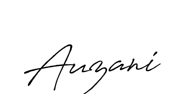 Design your own signature with our free online signature maker. With this signature software, you can create a handwritten (Antro_Vectra_Bolder) signature for name Auzani. Auzani signature style 7 images and pictures png