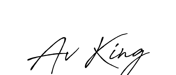 Make a short Av King signature style. Manage your documents anywhere anytime using Antro_Vectra_Bolder. Create and add eSignatures, submit forms, share and send files easily. Av King signature style 7 images and pictures png