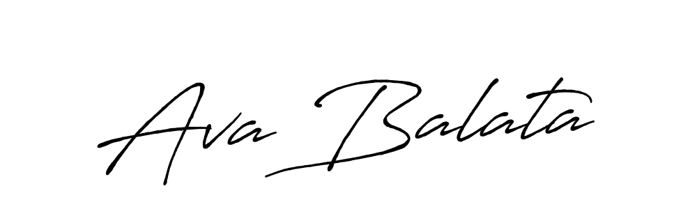 The best way (Antro_Vectra_Bolder) to make a short signature is to pick only two or three words in your name. The name Ava Balata include a total of six letters. For converting this name. Ava Balata signature style 7 images and pictures png