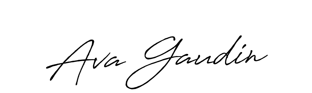 Design your own signature with our free online signature maker. With this signature software, you can create a handwritten (Antro_Vectra_Bolder) signature for name Ava Gaudin. Ava Gaudin signature style 7 images and pictures png