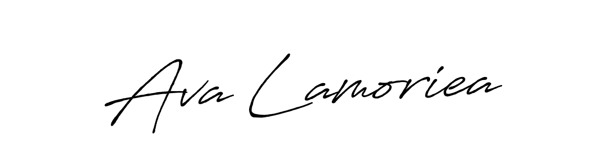 Here are the top 10 professional signature styles for the name Ava Lamoriea. These are the best autograph styles you can use for your name. Ava Lamoriea signature style 7 images and pictures png