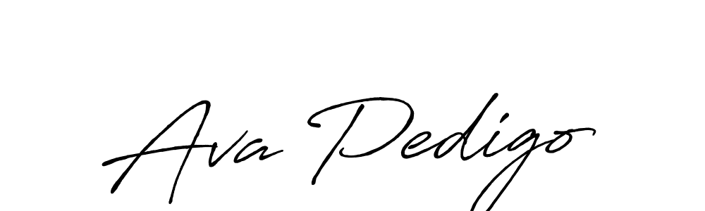 You can use this online signature creator to create a handwritten signature for the name Ava Pedigo. This is the best online autograph maker. Ava Pedigo signature style 7 images and pictures png