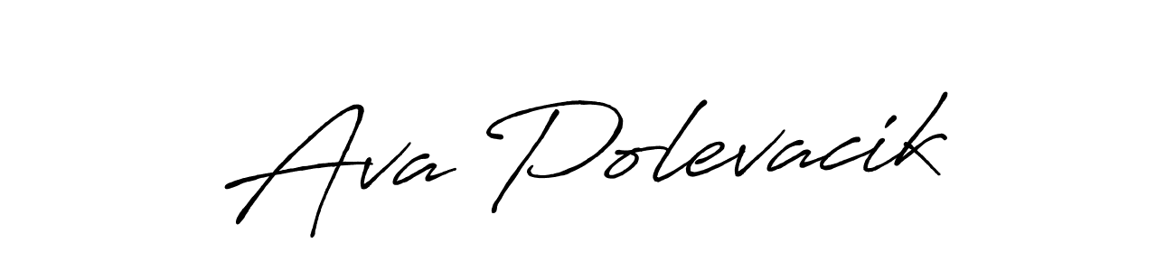 if you are searching for the best signature style for your name Ava Polevacik. so please give up your signature search. here we have designed multiple signature styles  using Antro_Vectra_Bolder. Ava Polevacik signature style 7 images and pictures png