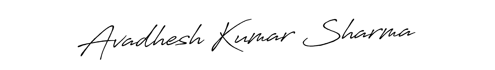 Avadhesh Kumar Sharma stylish signature style. Best Handwritten Sign (Antro_Vectra_Bolder) for my name. Handwritten Signature Collection Ideas for my name Avadhesh Kumar Sharma. Avadhesh Kumar Sharma signature style 7 images and pictures png