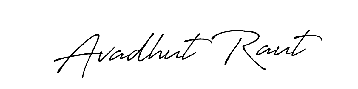 Make a beautiful signature design for name Avadhut Raut. Use this online signature maker to create a handwritten signature for free. Avadhut Raut signature style 7 images and pictures png