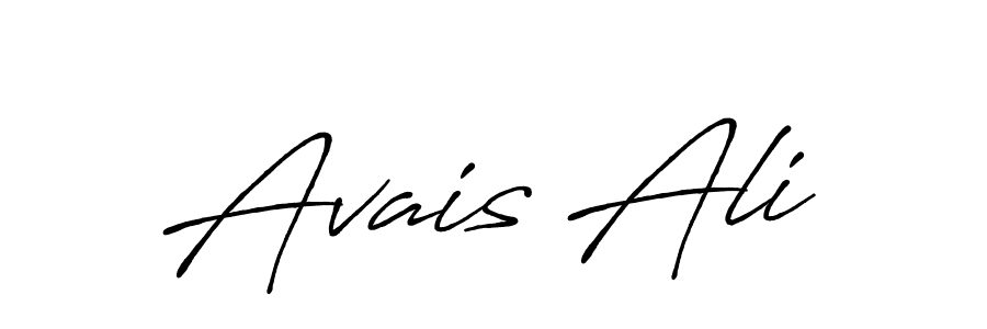 Avais Ali stylish signature style. Best Handwritten Sign (Antro_Vectra_Bolder) for my name. Handwritten Signature Collection Ideas for my name Avais Ali. Avais Ali signature style 7 images and pictures png