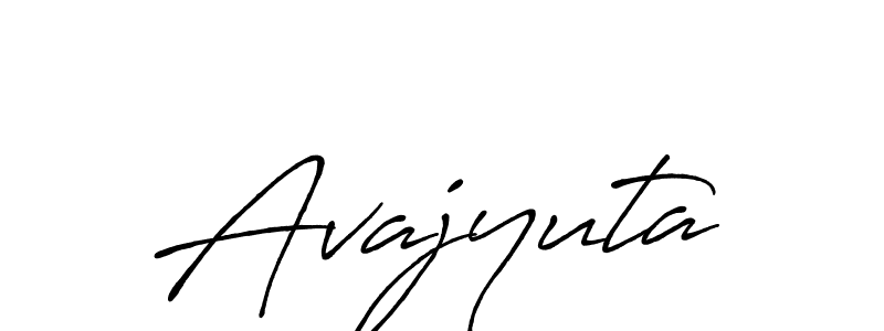 Avajyuta stylish signature style. Best Handwritten Sign (Antro_Vectra_Bolder) for my name. Handwritten Signature Collection Ideas for my name Avajyuta. Avajyuta signature style 7 images and pictures png