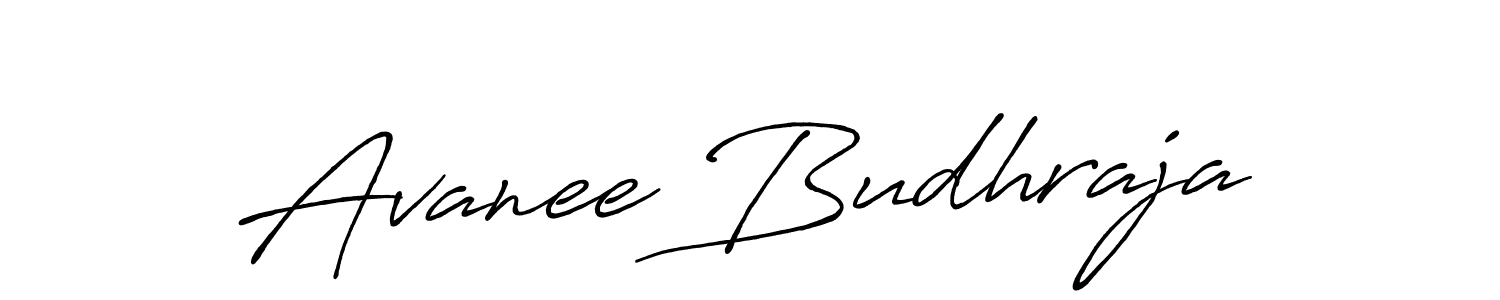 Make a beautiful signature design for name Avanee Budhraja. Use this online signature maker to create a handwritten signature for free. Avanee Budhraja signature style 7 images and pictures png