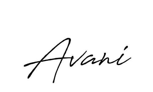 if you are searching for the best signature style for your name Avani. so please give up your signature search. here we have designed multiple signature styles  using Antro_Vectra_Bolder. Avani signature style 7 images and pictures png