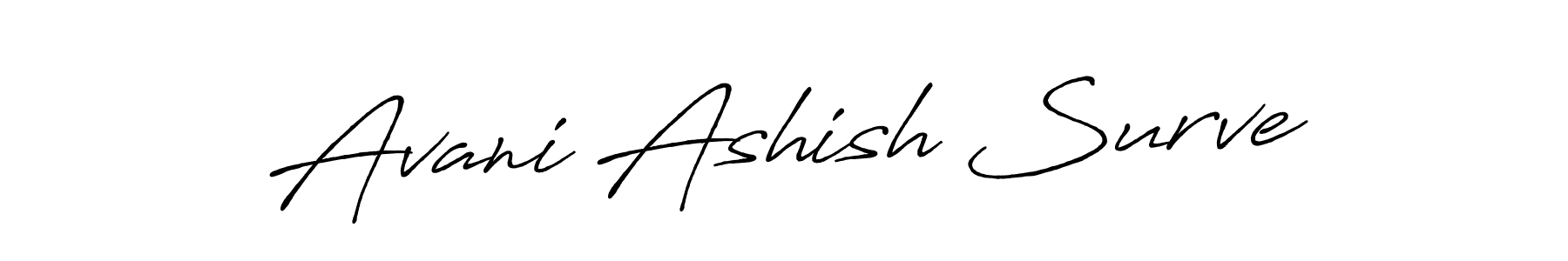 Similarly Antro_Vectra_Bolder is the best handwritten signature design. Signature creator online .You can use it as an online autograph creator for name Avani Ashish Surve. Avani Ashish Surve signature style 7 images and pictures png