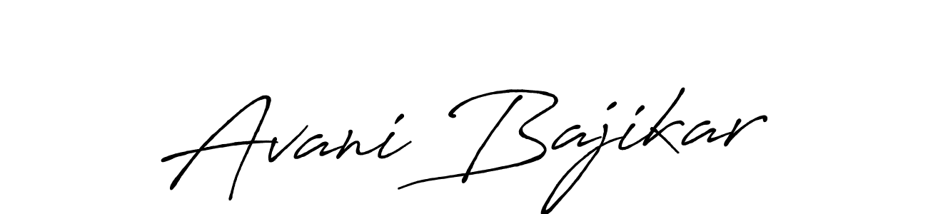 How to Draw Avani Bajikar signature style? Antro_Vectra_Bolder is a latest design signature styles for name Avani Bajikar. Avani Bajikar signature style 7 images and pictures png