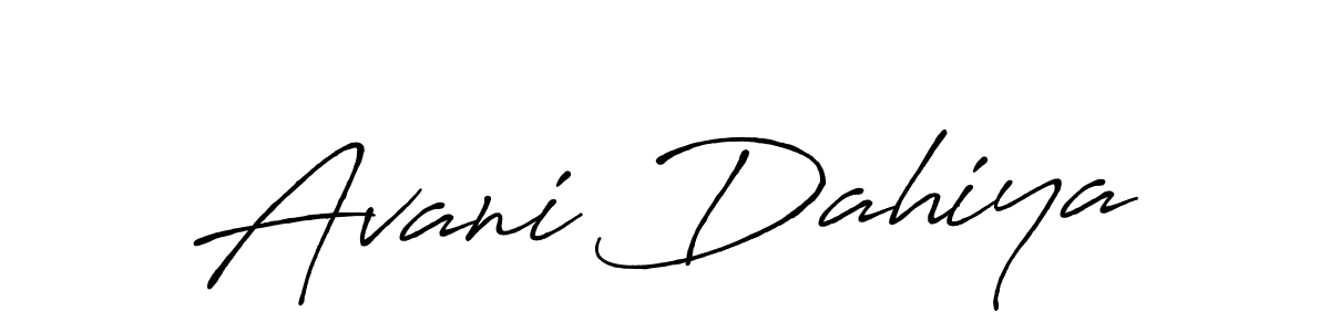 Once you've used our free online signature maker to create your best signature Antro_Vectra_Bolder style, it's time to enjoy all of the benefits that Avani Dahiya name signing documents. Avani Dahiya signature style 7 images and pictures png