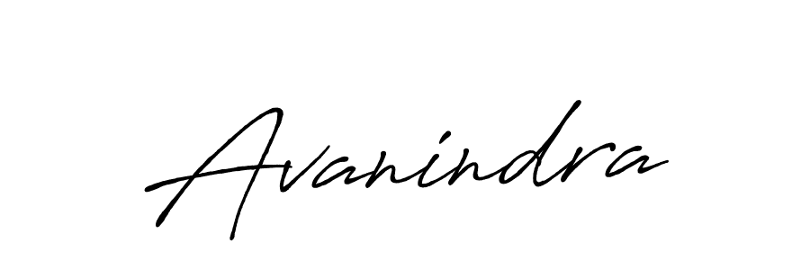 How to make Avanindra signature? Antro_Vectra_Bolder is a professional autograph style. Create handwritten signature for Avanindra name. Avanindra signature style 7 images and pictures png