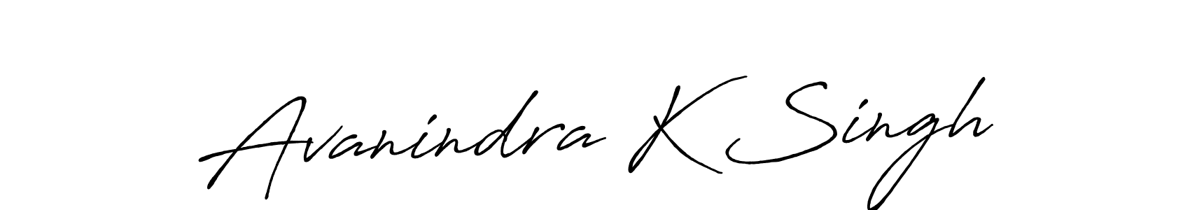 Once you've used our free online signature maker to create your best signature Antro_Vectra_Bolder style, it's time to enjoy all of the benefits that Avanindra K Singh name signing documents. Avanindra K Singh signature style 7 images and pictures png