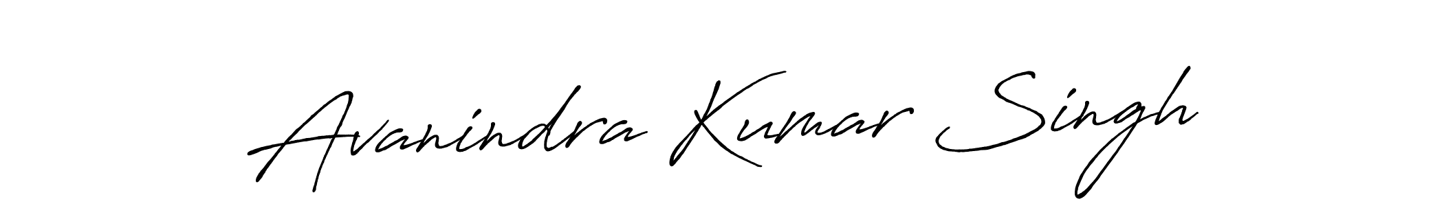 Make a beautiful signature design for name Avanindra Kumar Singh. With this signature (Antro_Vectra_Bolder) style, you can create a handwritten signature for free. Avanindra Kumar Singh signature style 7 images and pictures png