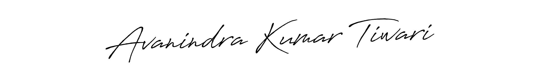 Make a beautiful signature design for name Avanindra Kumar Tiwari. With this signature (Antro_Vectra_Bolder) style, you can create a handwritten signature for free. Avanindra Kumar Tiwari signature style 7 images and pictures png