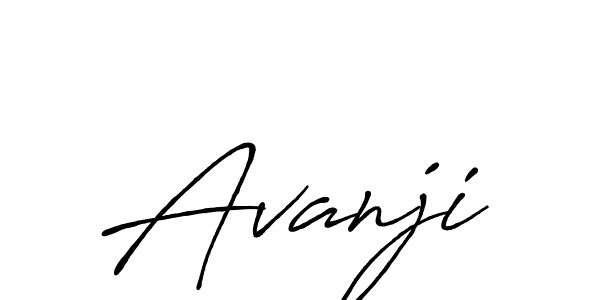 Also You can easily find your signature by using the search form. We will create Avanji name handwritten signature images for you free of cost using Antro_Vectra_Bolder sign style. Avanji signature style 7 images and pictures png