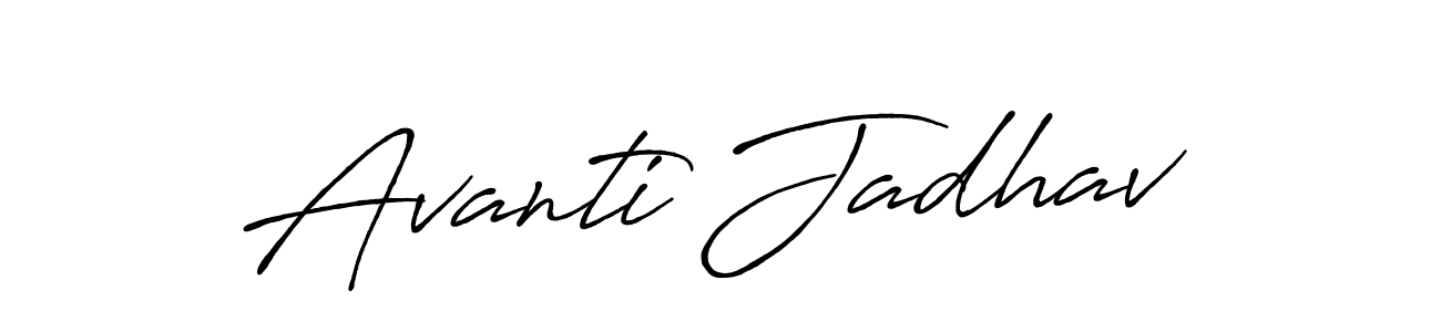 Once you've used our free online signature maker to create your best signature Antro_Vectra_Bolder style, it's time to enjoy all of the benefits that Avanti Jadhav name signing documents. Avanti Jadhav signature style 7 images and pictures png