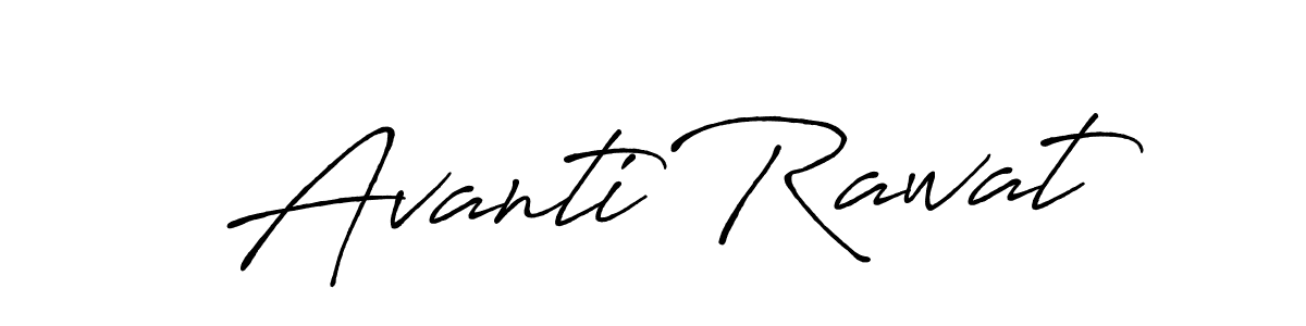 Use a signature maker to create a handwritten signature online. With this signature software, you can design (Antro_Vectra_Bolder) your own signature for name Avanti Rawat. Avanti Rawat signature style 7 images and pictures png