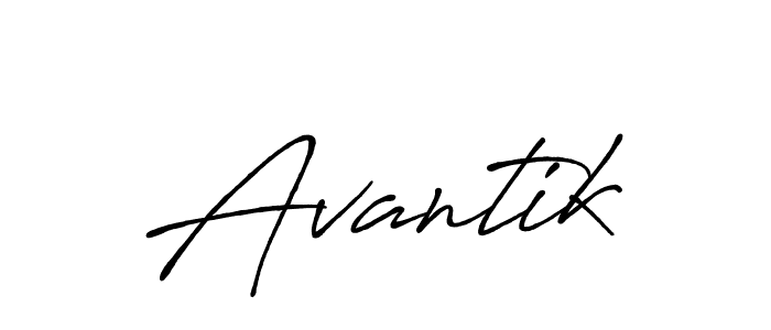 It looks lik you need a new signature style for name Avantik. Design unique handwritten (Antro_Vectra_Bolder) signature with our free signature maker in just a few clicks. Avantik signature style 7 images and pictures png