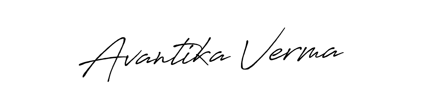 Similarly Antro_Vectra_Bolder is the best handwritten signature design. Signature creator online .You can use it as an online autograph creator for name Avantika Verma. Avantika Verma signature style 7 images and pictures png