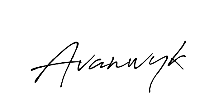 How to make Avanwyk signature? Antro_Vectra_Bolder is a professional autograph style. Create handwritten signature for Avanwyk name. Avanwyk signature style 7 images and pictures png
