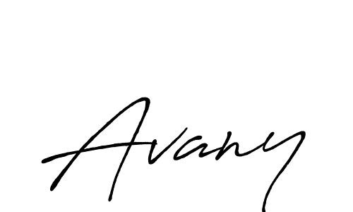 Design your own signature with our free online signature maker. With this signature software, you can create a handwritten (Antro_Vectra_Bolder) signature for name Avany. Avany signature style 7 images and pictures png