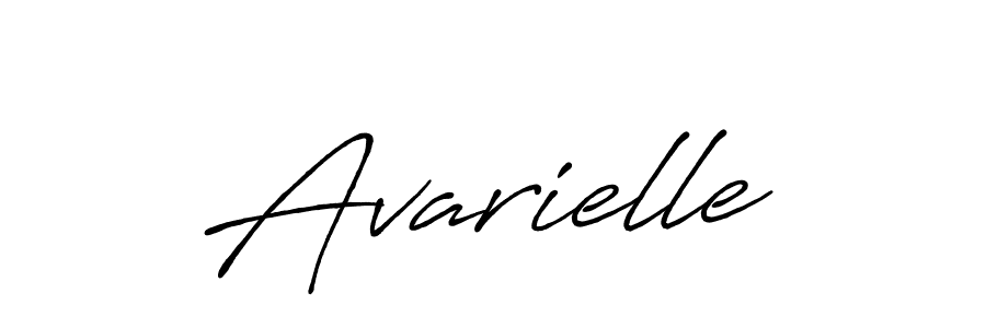 How to make Avarielle name signature. Use Antro_Vectra_Bolder style for creating short signs online. This is the latest handwritten sign. Avarielle signature style 7 images and pictures png