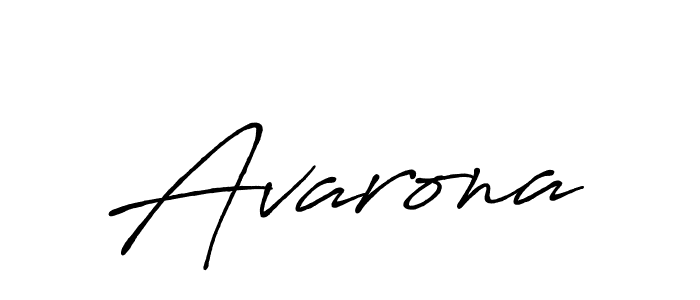 Make a beautiful signature design for name Avarona. With this signature (Antro_Vectra_Bolder) style, you can create a handwritten signature for free. Avarona signature style 7 images and pictures png