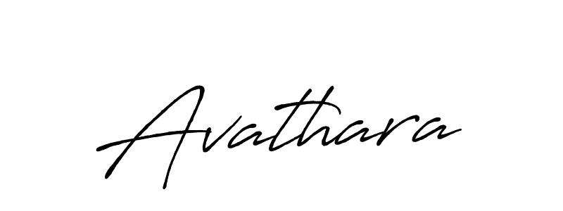 How to make Avathara name signature. Use Antro_Vectra_Bolder style for creating short signs online. This is the latest handwritten sign. Avathara signature style 7 images and pictures png