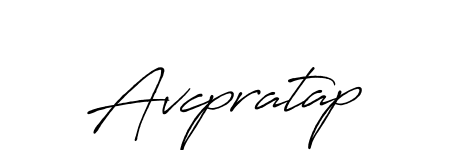 Avcpratap stylish signature style. Best Handwritten Sign (Antro_Vectra_Bolder) for my name. Handwritten Signature Collection Ideas for my name Avcpratap. Avcpratap signature style 7 images and pictures png
