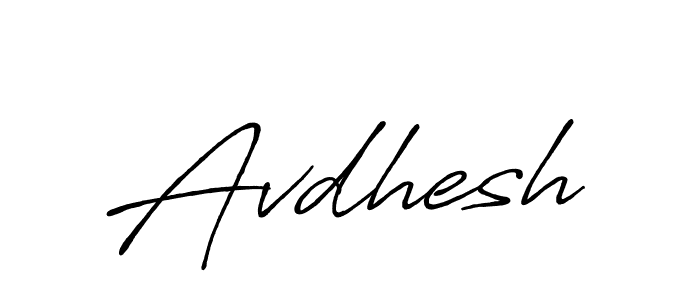 Create a beautiful signature design for name Avdhesh. With this signature (Antro_Vectra_Bolder) fonts, you can make a handwritten signature for free. Avdhesh signature style 7 images and pictures png