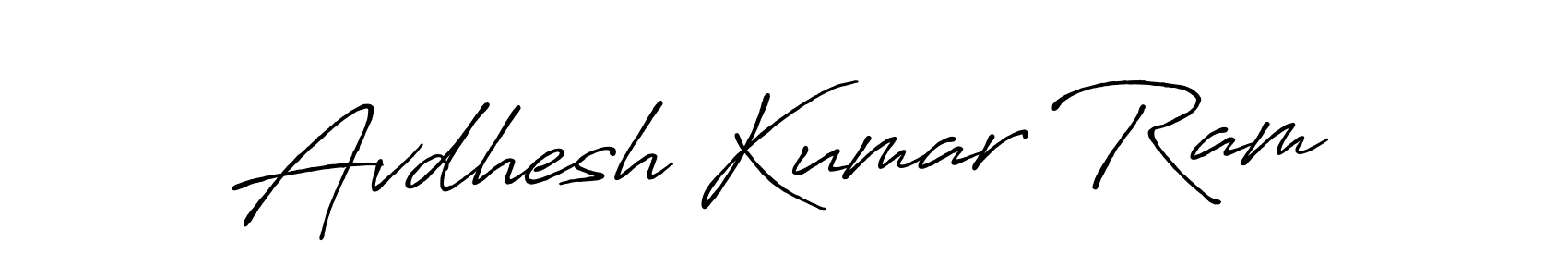 Make a short Avdhesh Kumar Ram signature style. Manage your documents anywhere anytime using Antro_Vectra_Bolder. Create and add eSignatures, submit forms, share and send files easily. Avdhesh Kumar Ram signature style 7 images and pictures png