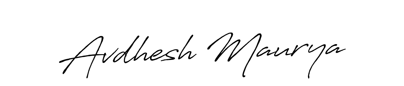 Make a beautiful signature design for name Avdhesh Maurya. Use this online signature maker to create a handwritten signature for free. Avdhesh Maurya signature style 7 images and pictures png