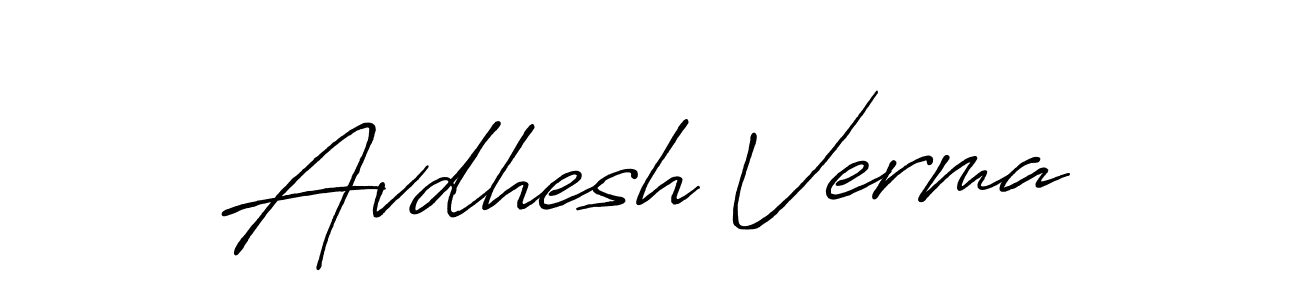 Similarly Antro_Vectra_Bolder is the best handwritten signature design. Signature creator online .You can use it as an online autograph creator for name Avdhesh Verma. Avdhesh Verma signature style 7 images and pictures png