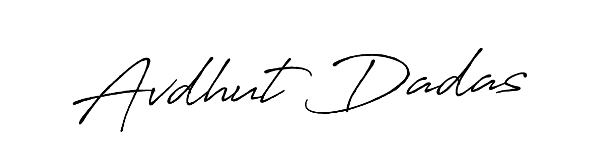 This is the best signature style for the Avdhut Dadas name. Also you like these signature font (Antro_Vectra_Bolder). Mix name signature. Avdhut Dadas signature style 7 images and pictures png