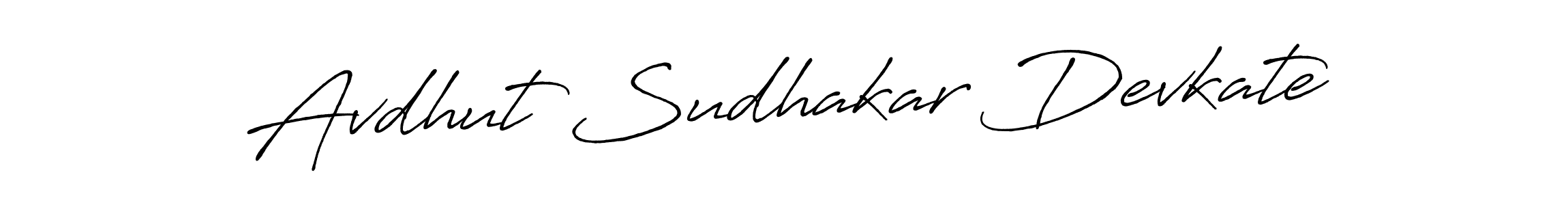 It looks lik you need a new signature style for name Avdhut Sudhakar Devkate. Design unique handwritten (Antro_Vectra_Bolder) signature with our free signature maker in just a few clicks. Avdhut Sudhakar Devkate signature style 7 images and pictures png