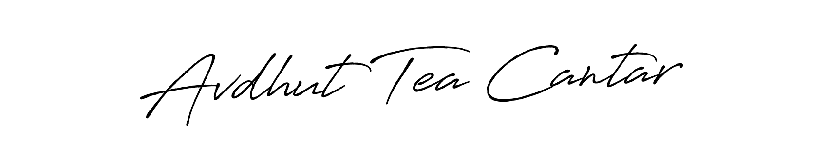 Use a signature maker to create a handwritten signature online. With this signature software, you can design (Antro_Vectra_Bolder) your own signature for name Avdhut Tea Cantar. Avdhut Tea Cantar signature style 7 images and pictures png