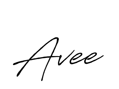 Avee stylish signature style. Best Handwritten Sign (Antro_Vectra_Bolder) for my name. Handwritten Signature Collection Ideas for my name Avee. Avee signature style 7 images and pictures png